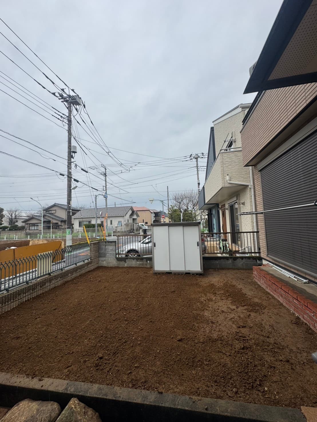 草刈り・除草の施工後。整備後の敷地（その1）